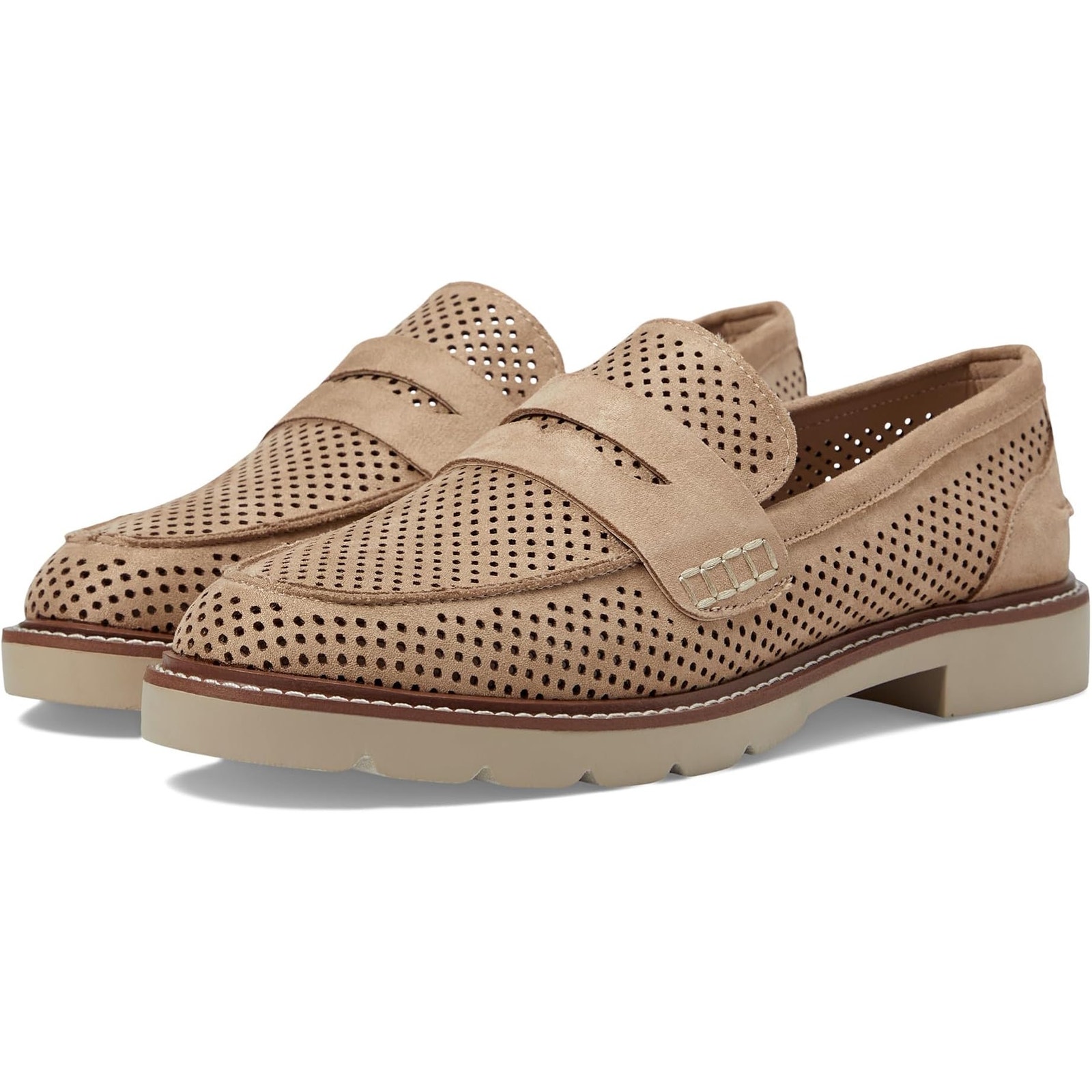 Anne Klein Women's Elia Loafer Size 6.5 Natural